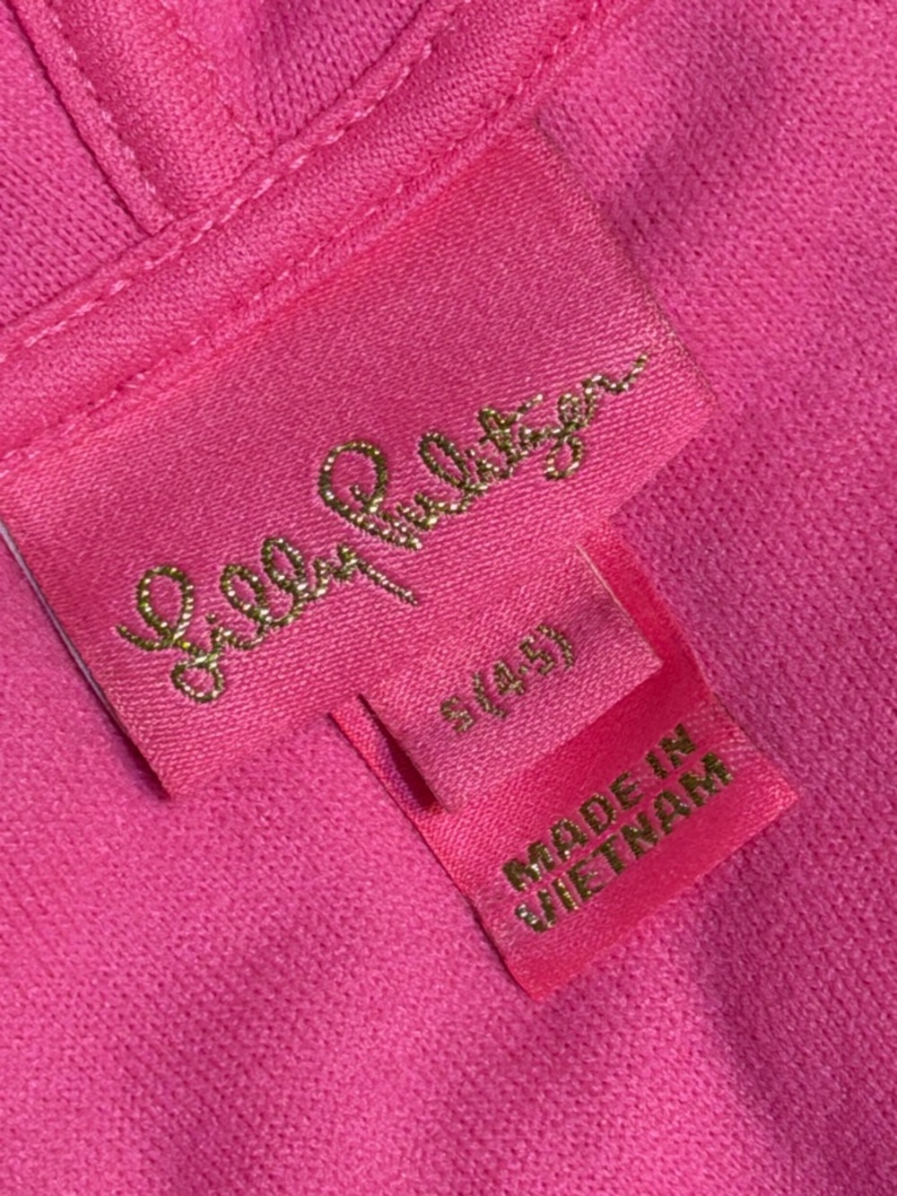 Lilly Pulitzer - Girls’ Pink Zip-Up Terry Cloth Cover Up, Size - S (4-5) - Picture 2 of 6